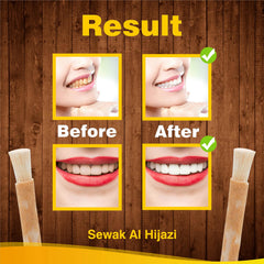 Sewak Al Hijazi miswak en baño moderno estilo vida saludable y sostenible