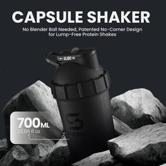 SHAKESPHERE interior de la cápsula sin recovecos para mezclas homogéneas