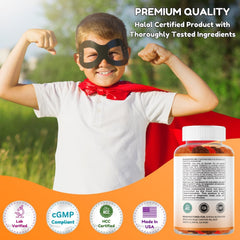 SHIFAA NUTRITION comparación tamaño gominola frente a moneda práctico