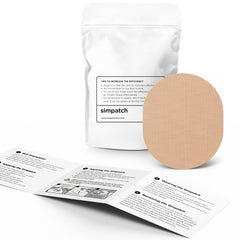 SIMPATCH textura del parche detalle de tela transpirable y fijación duradera