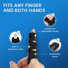 Simplation compresa de gel flexible adaptada al dedo para alivio frío