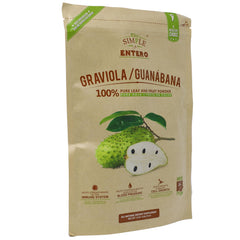 Simple y Entero polvo de graviola textura fina para mezclar fácilmente
