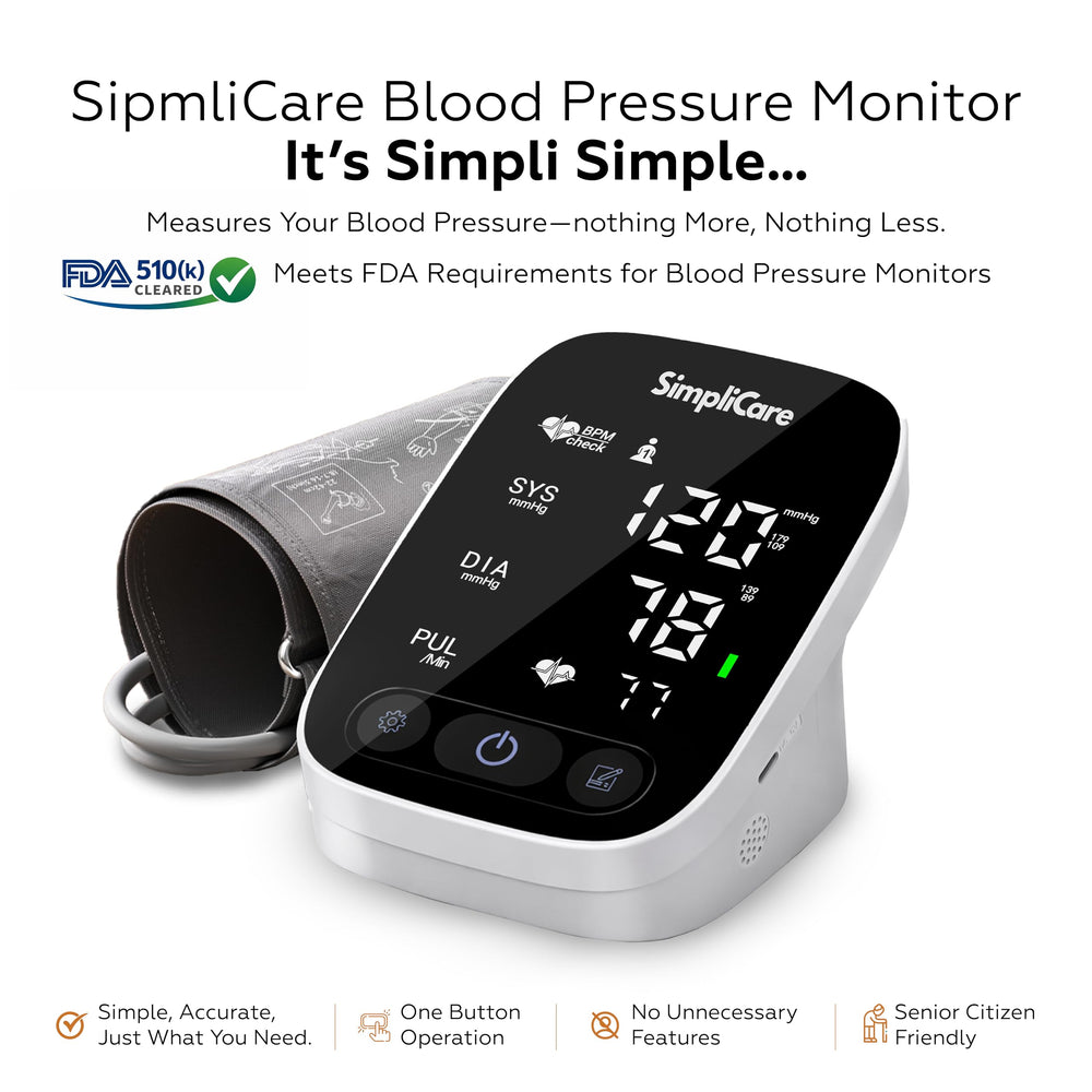 SimpliCare pantalla LED 5.2" con indicador de color para comprensión rápida