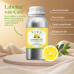 SIVA ORGANICS comparación de tamaño del frasco para uso doméstico