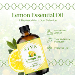 SIVA ORGANICS aceite esencial en superficie brillante, textura limpia y pura