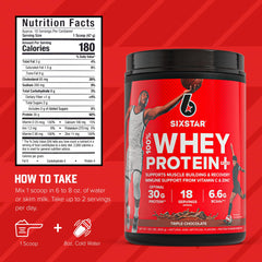 Six Star etiqueta con ingredientes y valores nutricionales para decisión informada