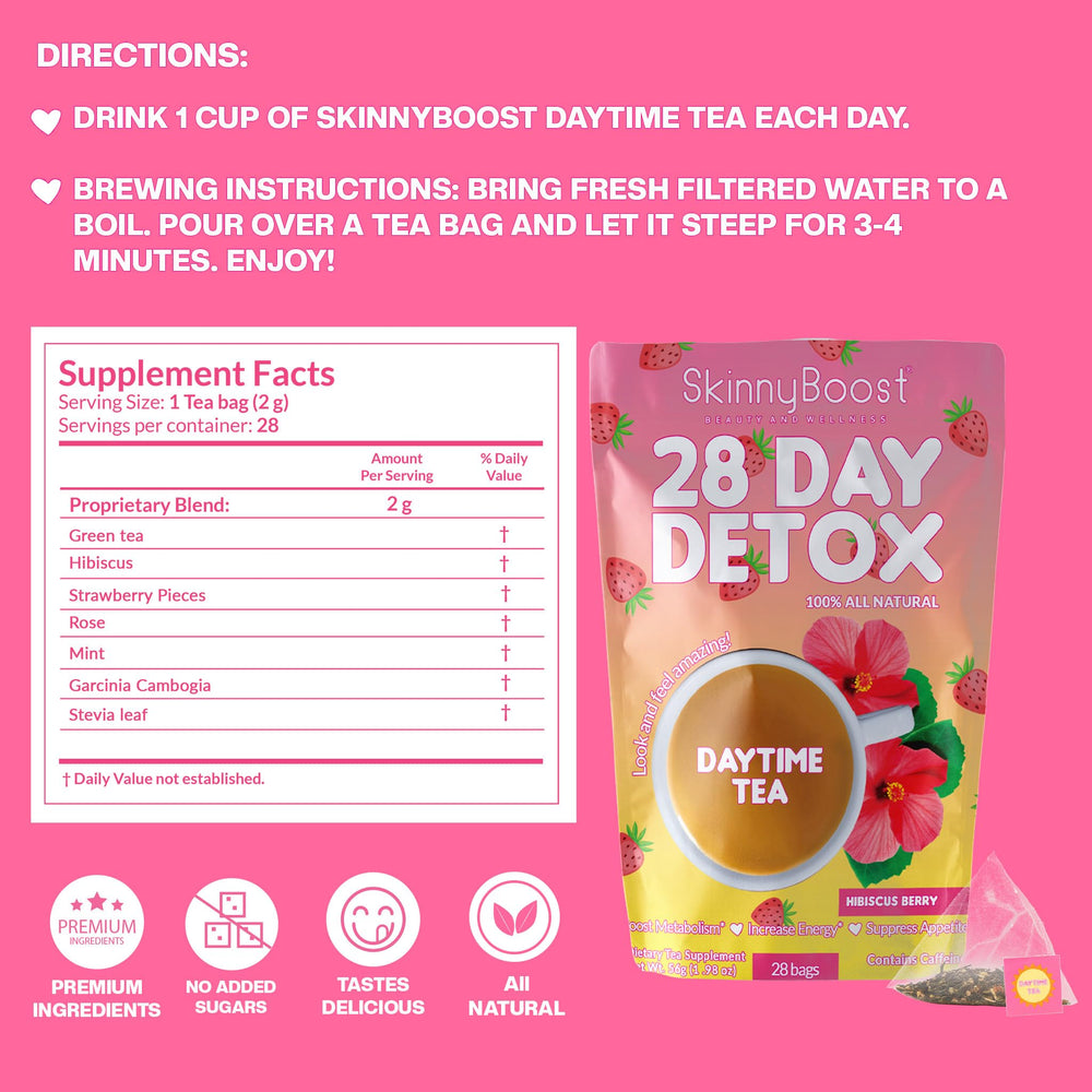 SkinnyBoost hojas y hierbas en primer plano para sabor auténtico