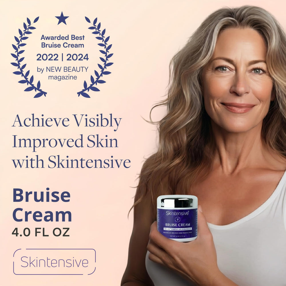 SKINTENSIVE crema aplicada en manos para hidratación y comodidad