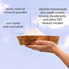 Sky Organics polvo incorporado en frasco de crema casera nutritiva