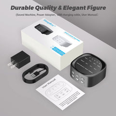 Sleepbox con cable y adaptador incluidos listos para usar en cualquier enchufe