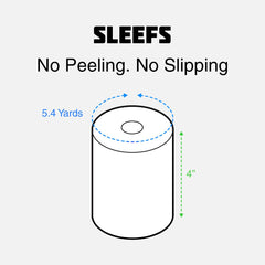 SLEEFS cinta en tobillo ofreciendo soporte y protección contra rozaduras