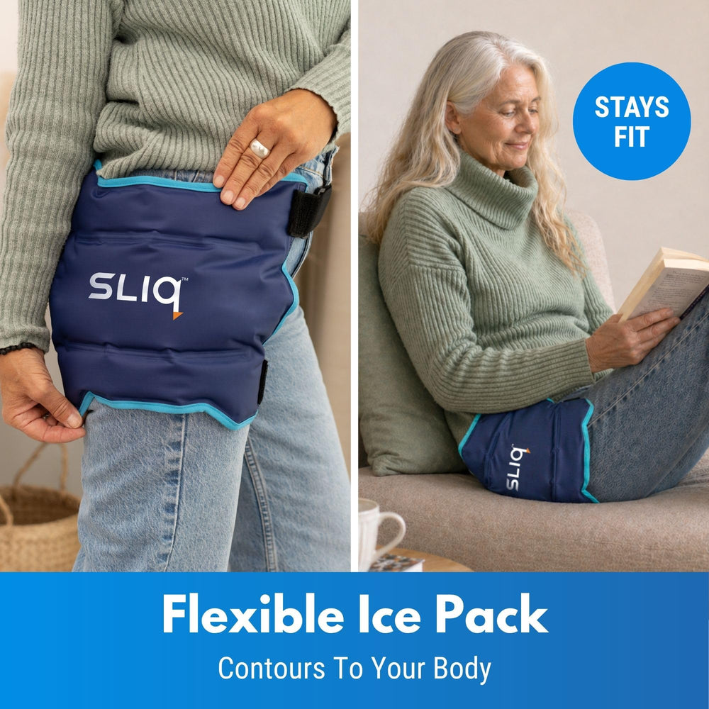 Sliq envoltura fría detalle de textura impermeable para control de inflamación