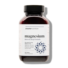 SMARTERNUTRITION envase frontal del complejo de magnesio, claridad en etiquetas