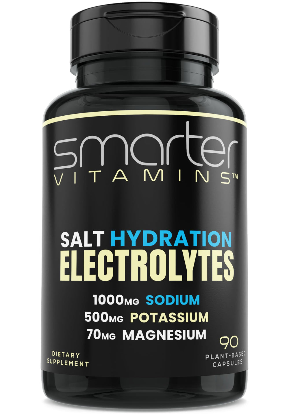 SmarterVitamins frente del empaque muestra beneficios de electrolitos