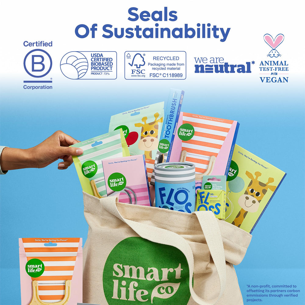 SmartLifeco etiqueta con ingredientes y certificaciones visibles para confianza