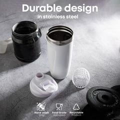 Smartshake rejilla mezcladora interior para mezclar proteínas sin grumos