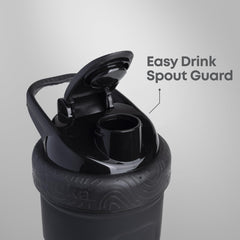 Smartshake interior con escala grabada para medir líquidos con precisión