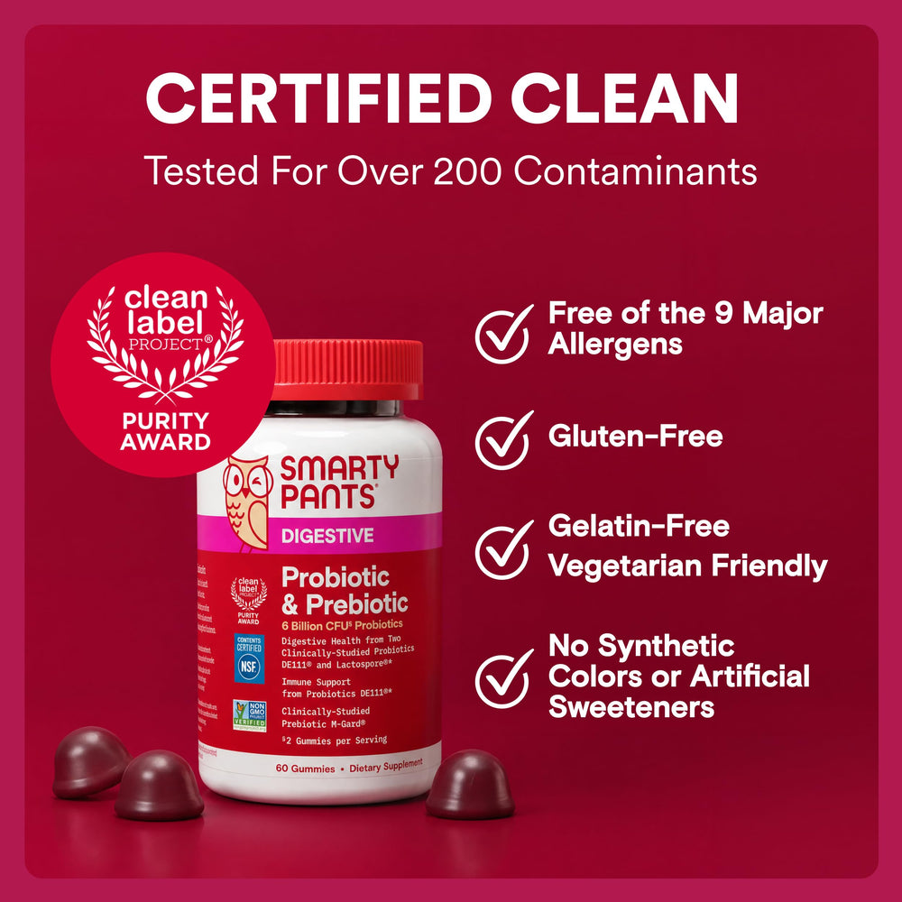 SmartyPants sello Clean Label Project certificación y confianza