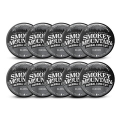 Smokey Mountain lata frontal Classic mostrando envase y beneficio frescura