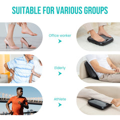 Snailax comparación de tamaño con zapato mostrando capacidad para pies grandes