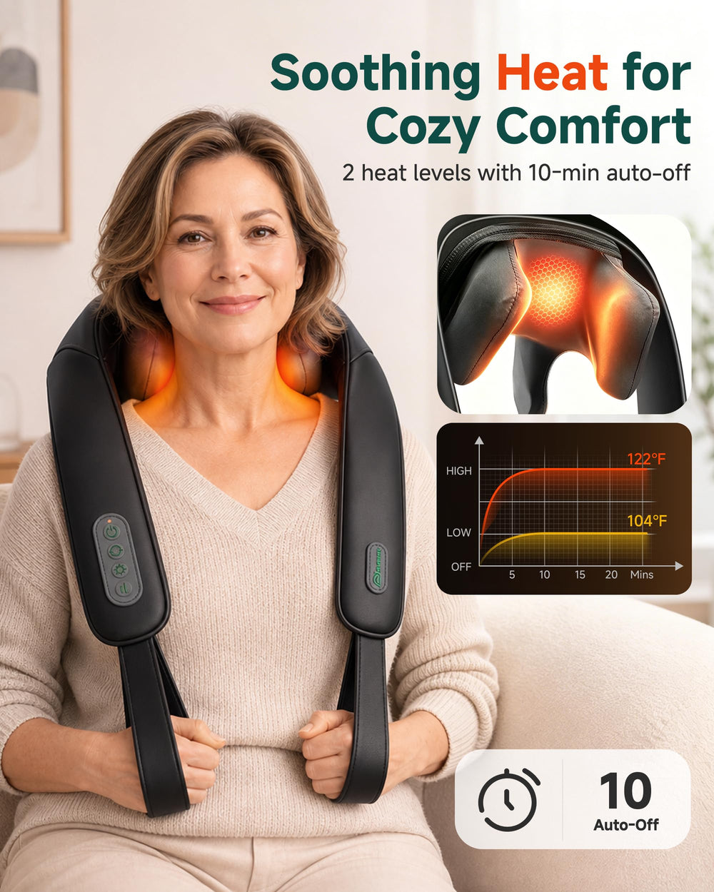 Snailax textura de la correa ergonómica para uso hands-free