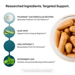 Snap Supplements cápsulas veganas apiladas mostrando textura fácil de tragar