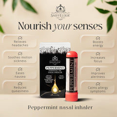 Detalle de la mecha SniffElixir que conserva aceite para inhalaciones prolongadas