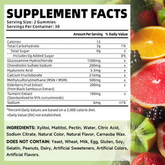 Softbear gomitas-articulaciones-8-en-1 en envase, detalle de uso diario.