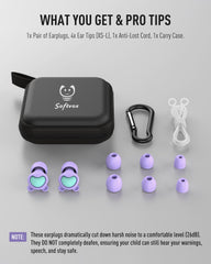 softvox cuerda de seguridad y estuche compacto que evitan pérdida y facilitan transporte