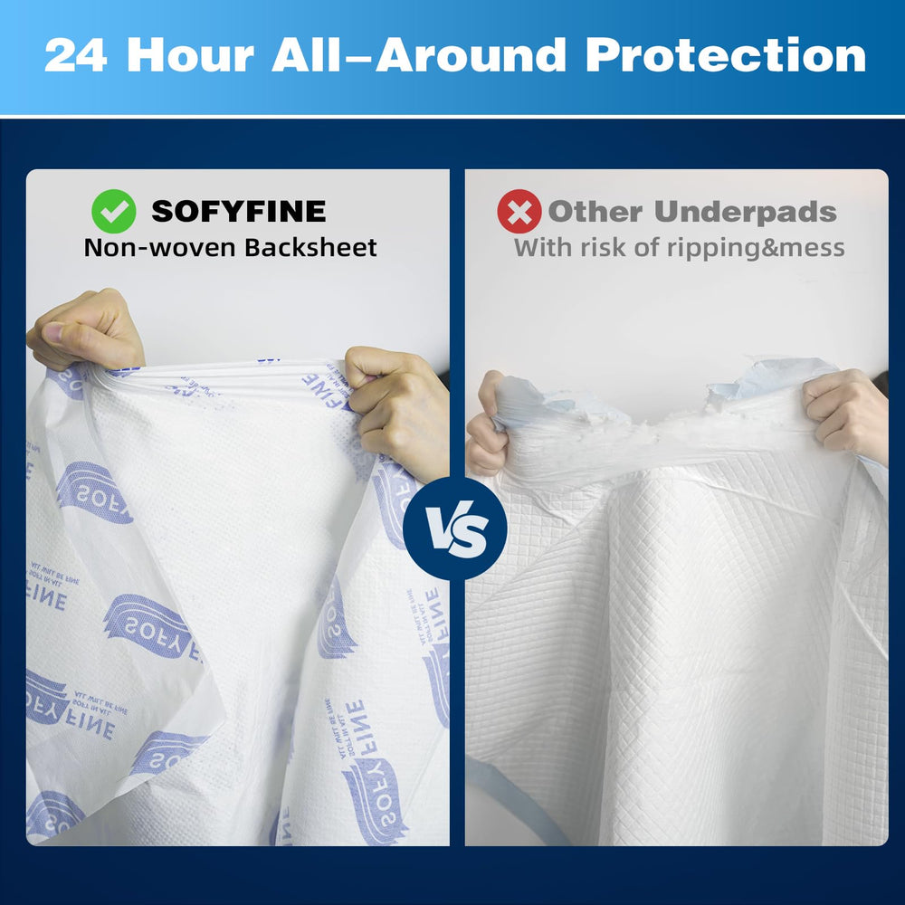 SOFYFINE textura superior suave que ofrece confort y absorción rápida