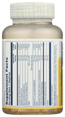 SOLARAY B-Complex etiqueta frontal: información clara sobre dosis y uso recomendado