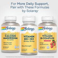 SOLARAY B-Complex gomitas fresa, ideal para sostener el bienestar diario.