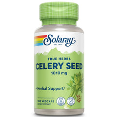 SOLARAY frasco frontal mostrando etiqueta y 100 VegCaps beneficios