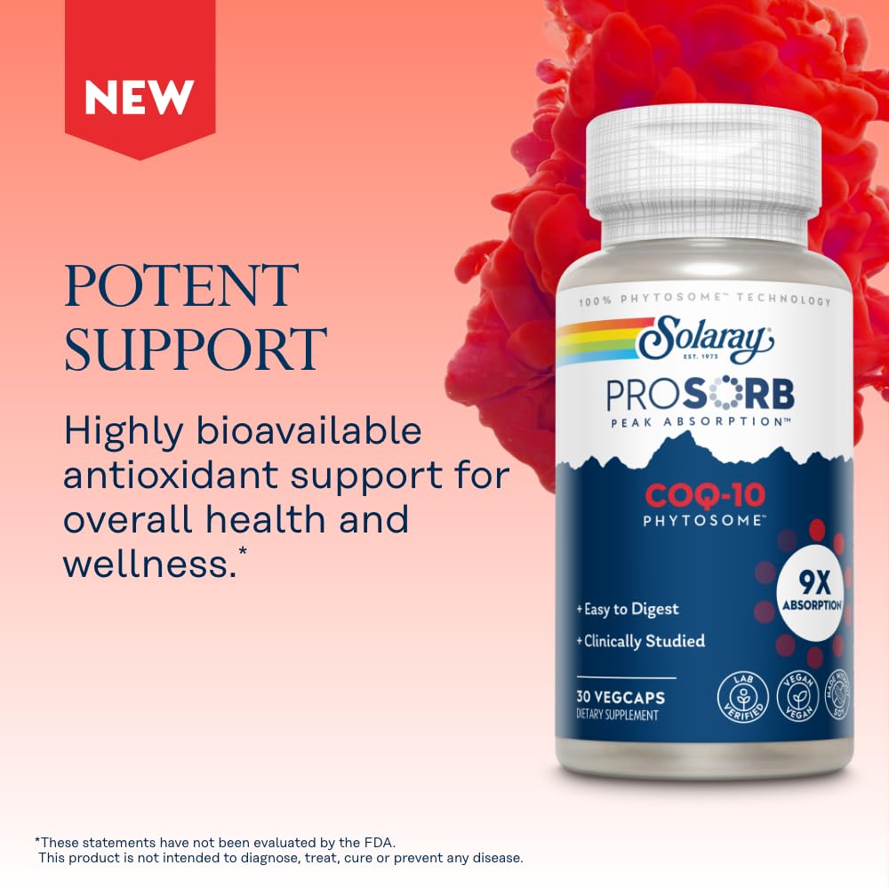 SOLARAY CoQ-10 Phytosome probado en laboratorio en Utah para garantizar calidad.