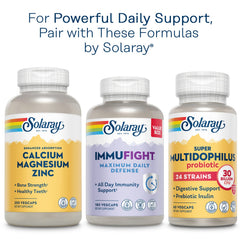 SOLARAY detalle de CoQ10 y vitaminas resaltando soporte antioxidante