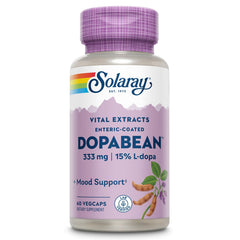 SOLARAY Dopabean 333mg en botella, apoyo diario al bienestar