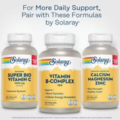 SOLARAY producto junto a desayuno saludable sugiere uso diario práctico