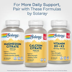 Solaray Magnesium Citrate: mezcla herbal de alfalfa, berro y perejil