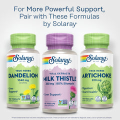 SOLARAY 60 porciones vegano: cápsulas aptas para dietas vegetales.