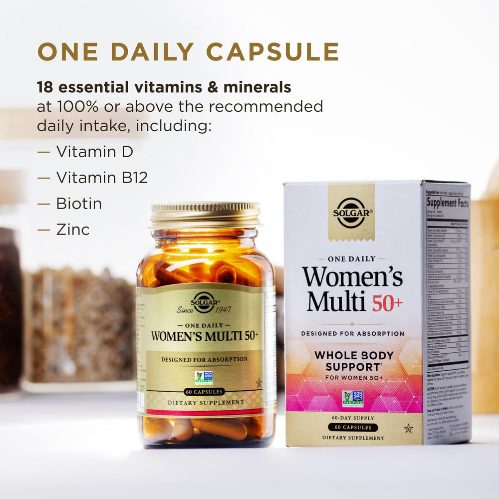 Solgar etiqueta nutricional con ingredientes clave para absorción mejorada