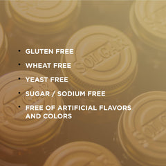 Solgar Fórmula Compleja B+C Estrés, información nutricional para plan diario