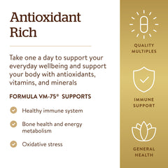 Etiqueta de Solgar con lista de ingredientes y minerales quelados visibles