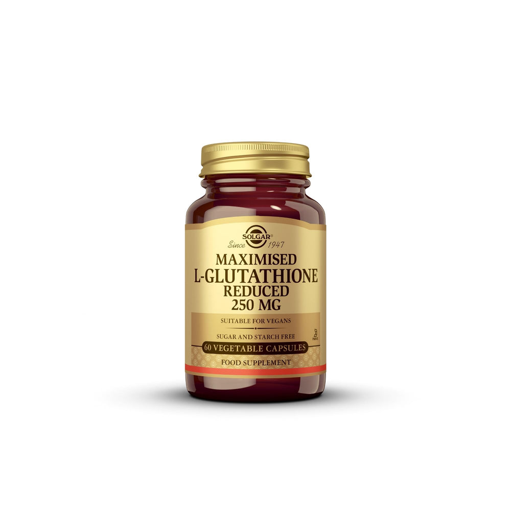 Solgar glutatión reducido 250 mg, cápsulas: dosis diaria para apoyo general