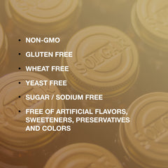 Solgar Lisina 500 mg, cápsulas vegetarianas libres de gluten y alérgenos.