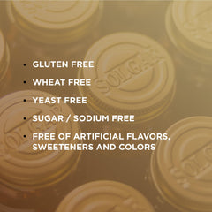 Solgar uso diario, persona activa, sugerencia de bienestar.