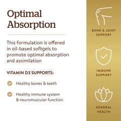 Persona sosteniendo una cápsula Solgar Vitamin D3 antes de tomarla, uso práctico diario