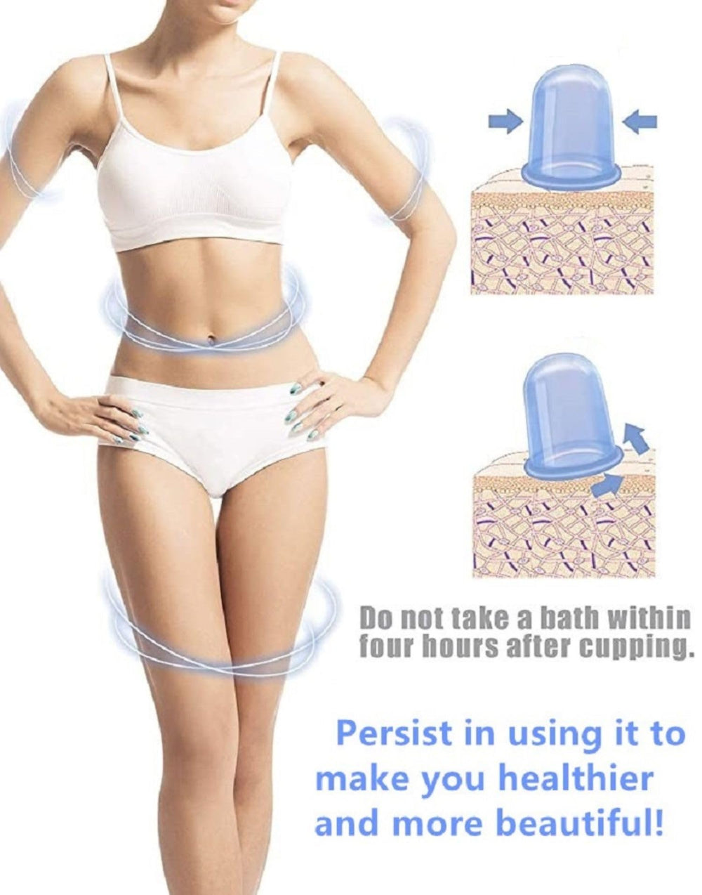 Soluxus copa aplicada en la espalda para aliviar tensión y mejorar circulación