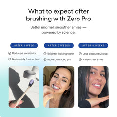 Something Nice persona cepillando dientes para frescor y confort