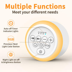 Soothing Sounds puerto type-c y cable para recarga rápida y larga autonomía de batería