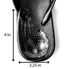 Comparación de tamaño Soul Insole en la mano para apreciar escala y grosor